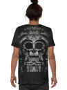 Skullz Black Modem Festival psychedelic T-shirt